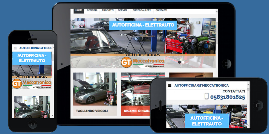 Nuovo sito web Autofficina GT Meccatronica